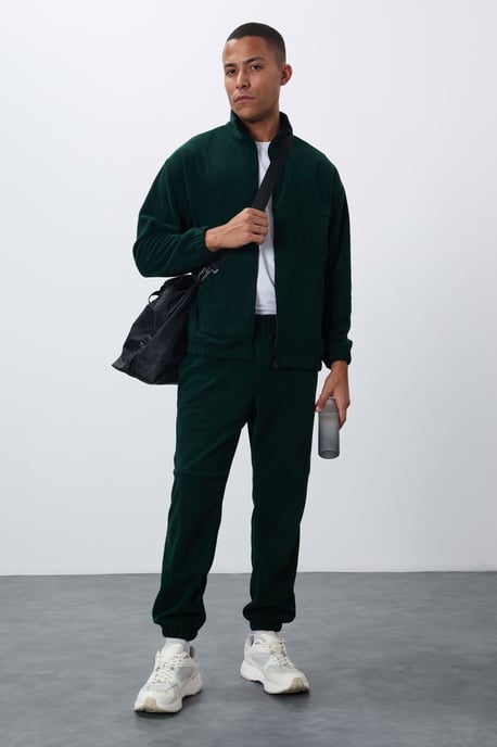 Men's Polyester Sweatshirt And Pants Set - Image 1