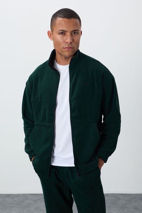 Men's Polyester Sweatshirt And Pants Set - Image 2