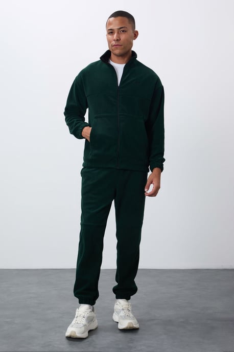 Men's Polyester Sweatshirt And Pants Set - Image 4