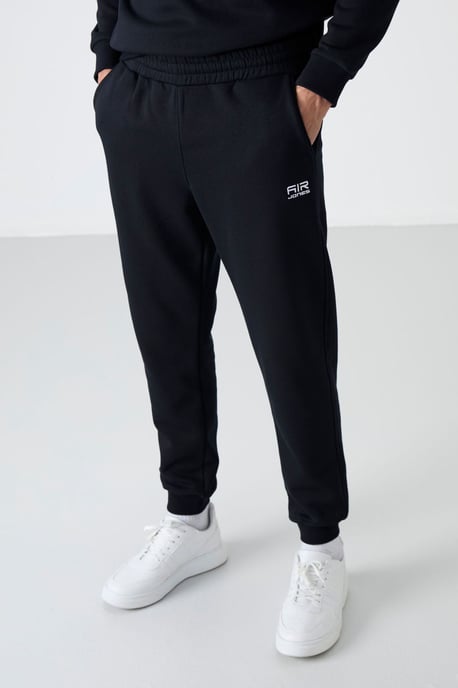 Heren Katoen-Polyester Fleece Sweatshirt en Broeken Set - Image 5