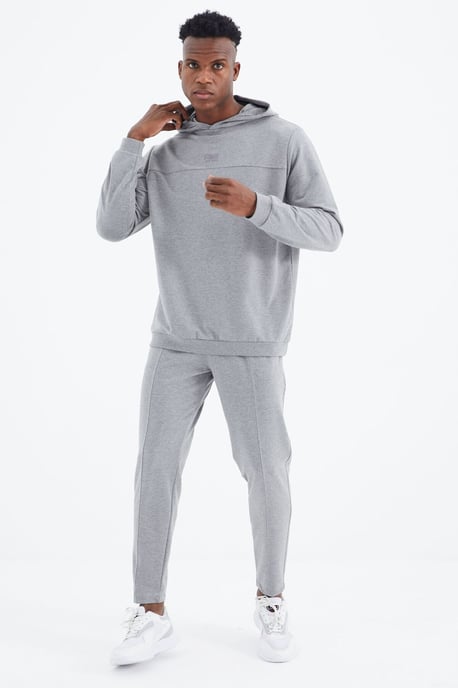 Men's Hooded Sweatshirt And Pants Set - Image 2