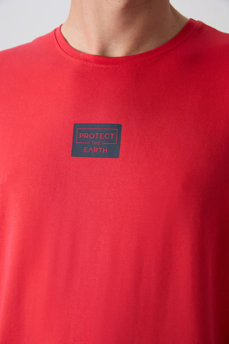 Bedrukte Katoenen Jersey T-Shirt en Shorts Set - Image 3
