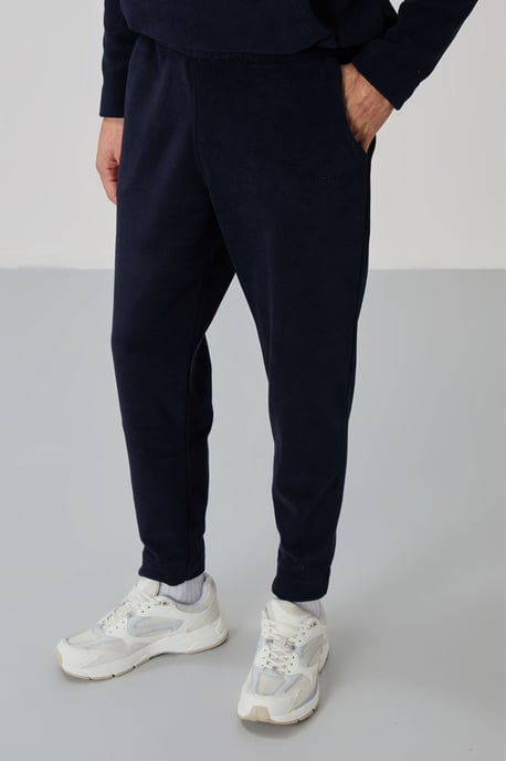 Heren Polyester Fleece Sweatshirt En Broek Set - Image 3