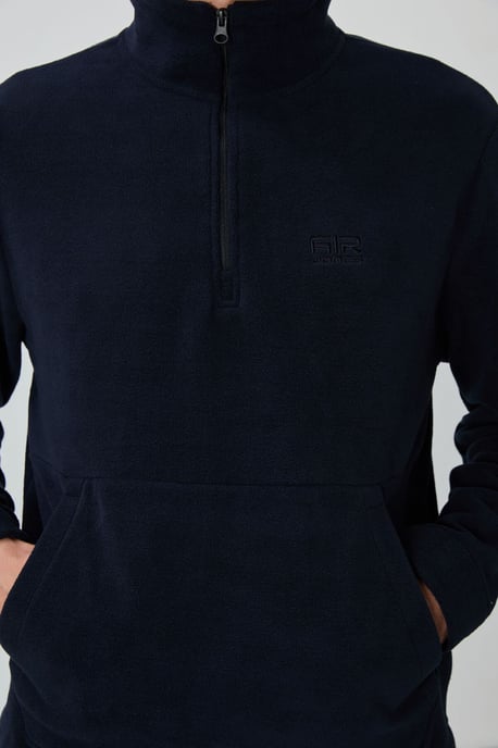 Heren Polyester Fleece Sweatshirt En Broek Set - Image 6