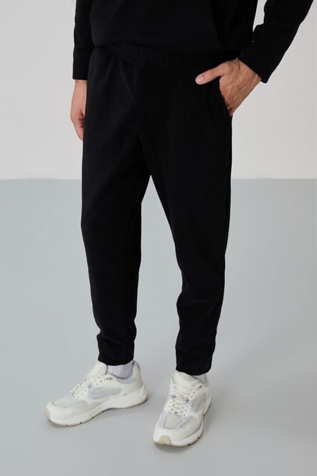 Heren Polyester Fleece Sweatshirt en Broek Set - Image 3