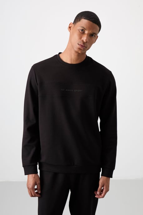 Bedrukt Fleece Sweatshirt en Broek Set - Image 4