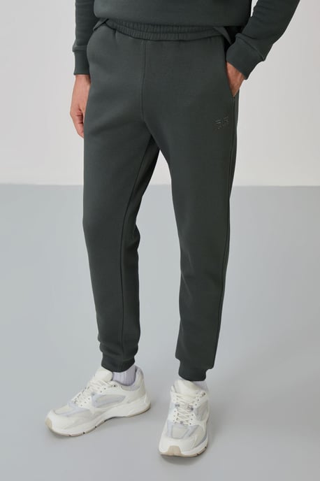 Herrtröja och byxor i bomull-polyester fleece-set - Image 3