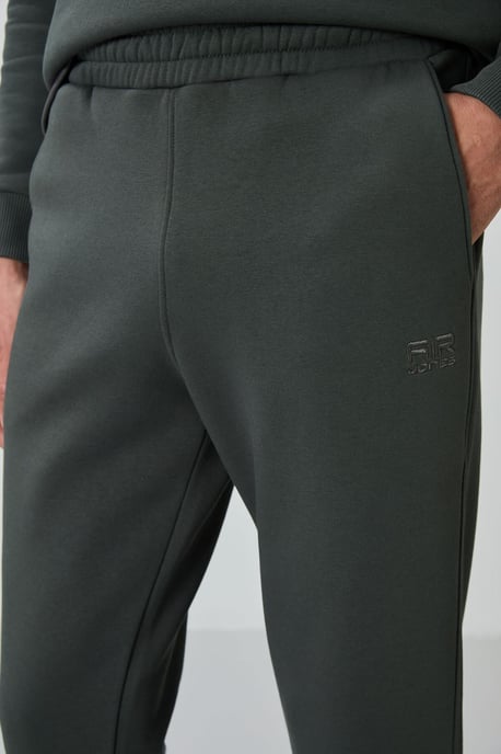 Herrtröja och byxor i bomull-polyester fleece-set - Image 5