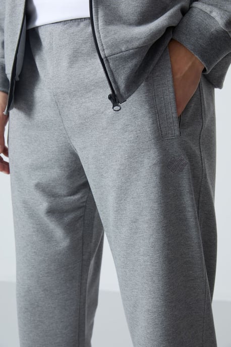 Heren Sweatshirt met Ritskraag en Broek Set - Image 3