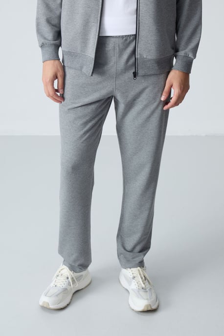 Heren Sweatshirt met Ritskraag en Broek Set - Image 5