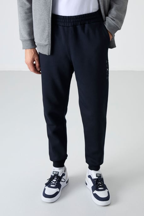Heren Kleurblok Zip Sweater en Broek Set - Image 5