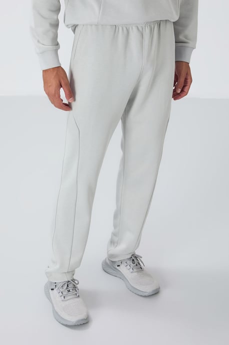 Heren Katoen-Polyester Fleece Sweatshirt en Broeken Set - Image 3