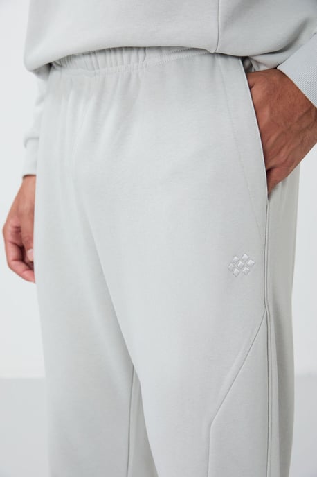 Heren Katoen-Polyester Fleece Sweatshirt en Broeken Set - Image 5
