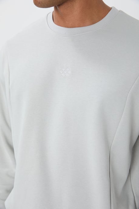 Heren Katoen-Polyester Fleece Sweatshirt en Broeken Set - Image 6