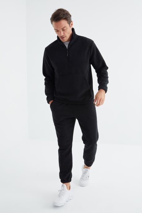 Heren Polyester Sweatshirt en Broek Set - Image 3