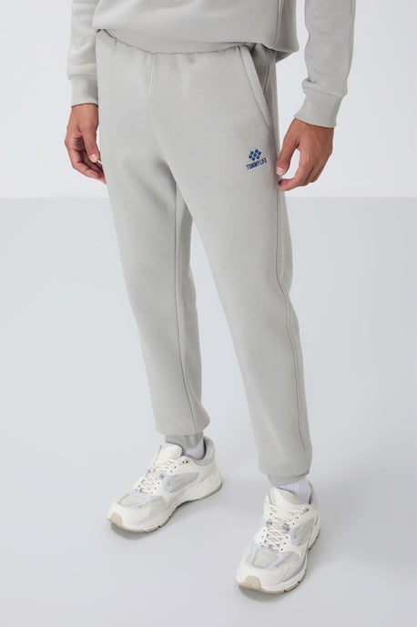 Heren Katoen-polyester Fleece Sweatshirt en Broek Set - Image 3