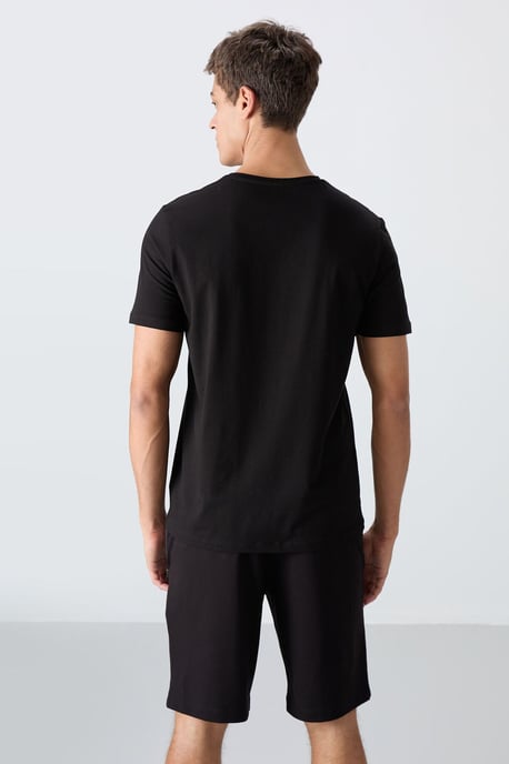 Geprinte Katoenen Jersey T-Shirt en Shorts Set - Image 5