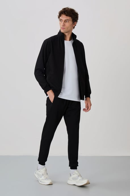 Heren Fleece Sweatshirt en Broeken Set - Image 1
