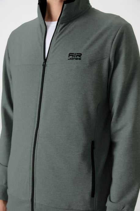 Men's Knit Fleece Sweatshirt And Pants Set - Image 5