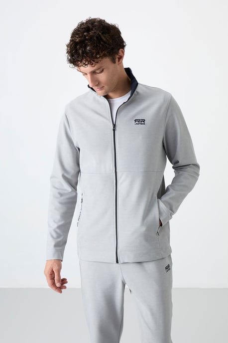 Heren Sweatshirt met Ritskraag en Broekset - Image 2