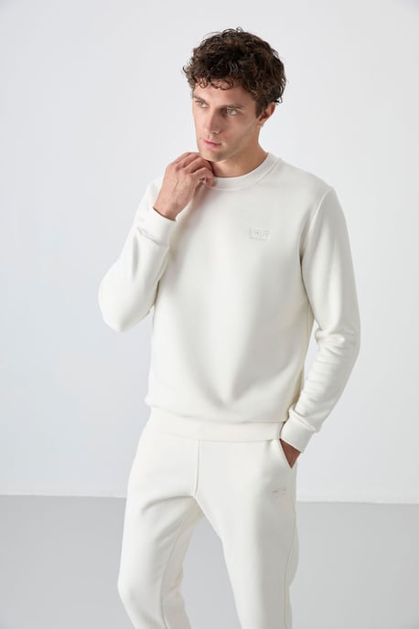 Heren Sweatshirt en Broek Set van Katoen-Polyester Fleece - Image 2