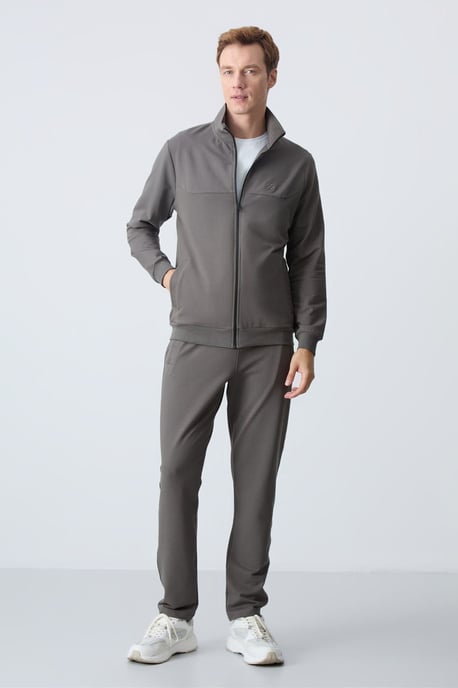Heren Sweatshirt en Broek Set met Ritskraag - Image 2