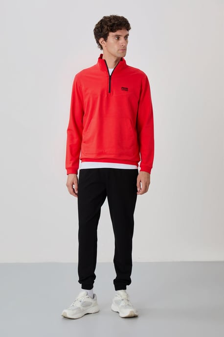 Men's Zip-Front Sweatshirt And Pants Set - Image 5
