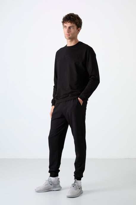 Heren Fleece Sweatshirt en Broek Set - Image 4