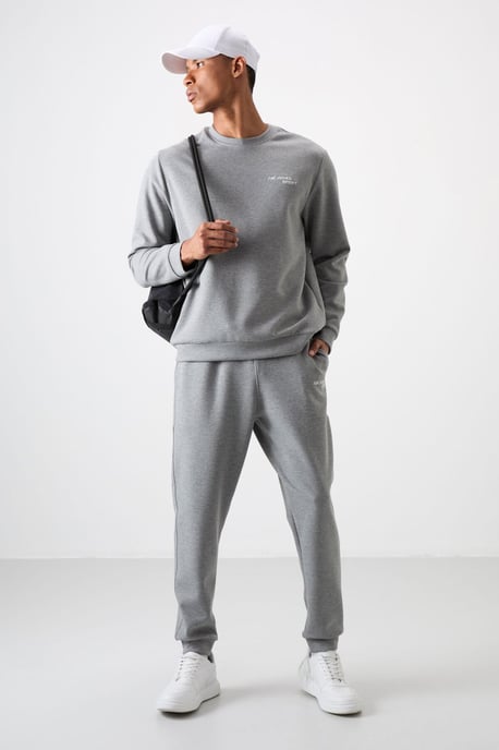 Herr långärmad sweatshirt och byxor set - Image 1