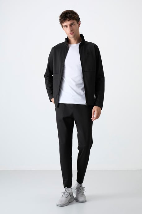 Heren Sweatshirt met Ritskraag en Broek Set - Image 6