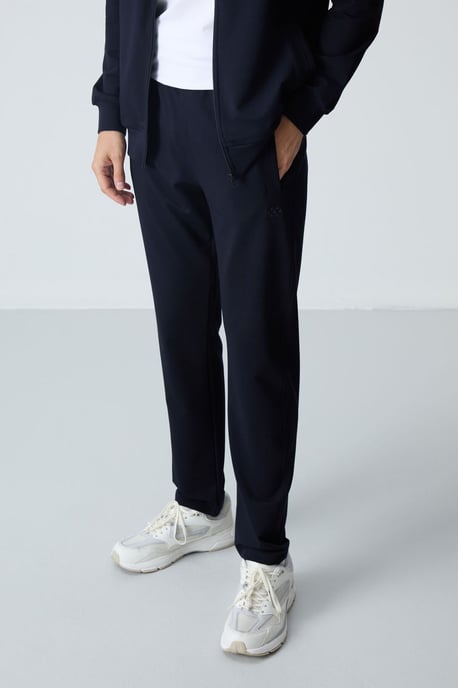 Heren Zip-Kraag Sweatshirt en Broek Set - Image 4