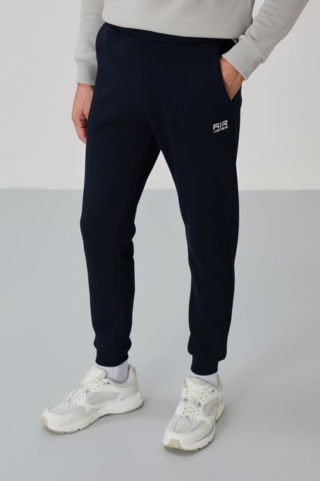 Heren Katoen-Polyester Fleece Sweatshirt en Broek Set - Image 3