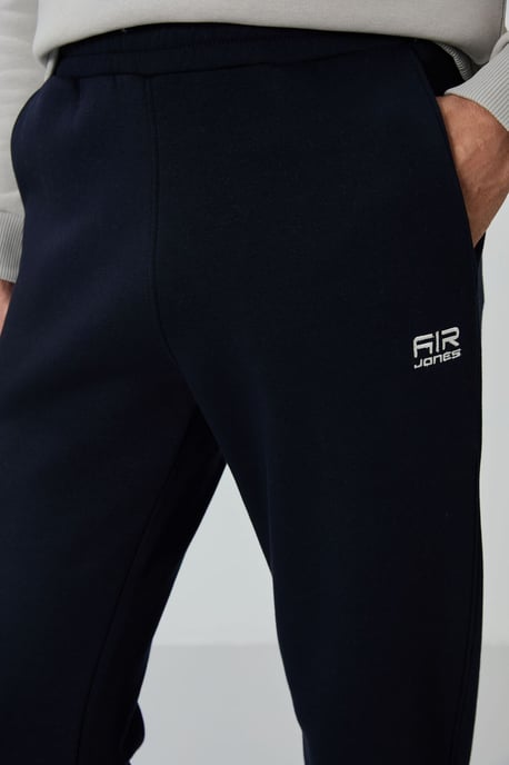 Heren Katoen-Polyester Fleece Sweatshirt en Broek Set - Image 6