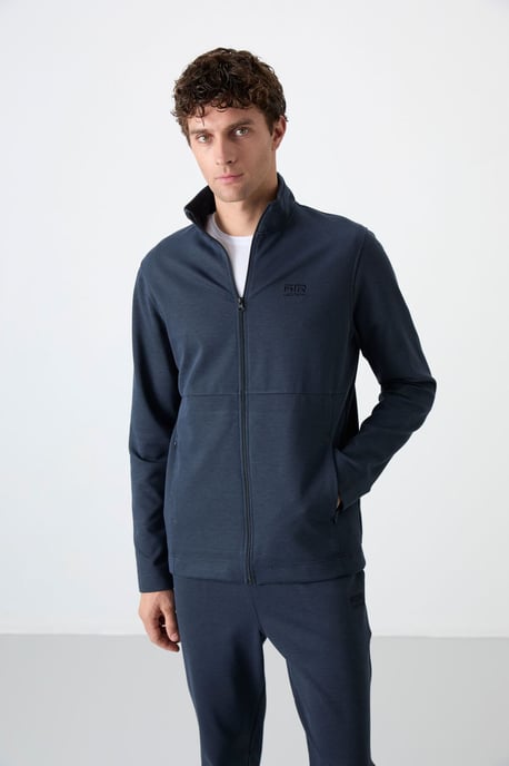 Heren Sweatshirt met Ritskraag en Broekset - Image 2