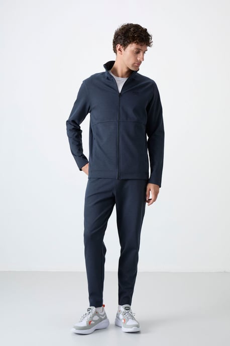Heren Sweatshirt met Ritskraag en Broekset - Image 5