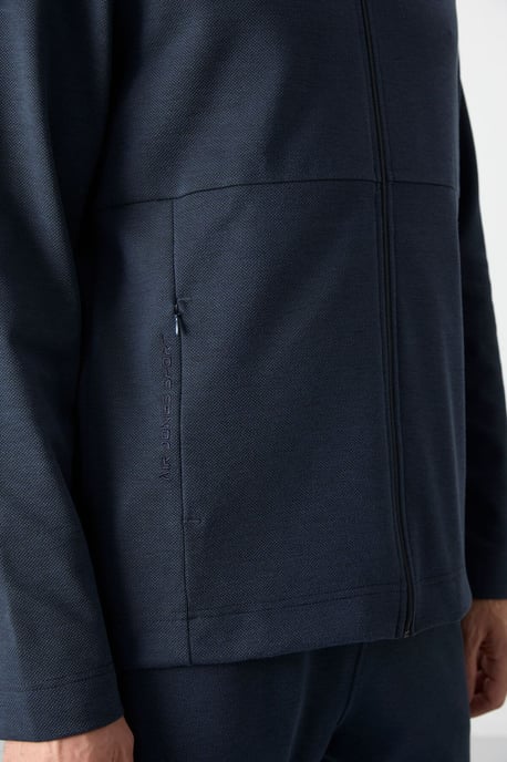 Heren Sweatshirt met Ritskraag en Broekset - Image 6