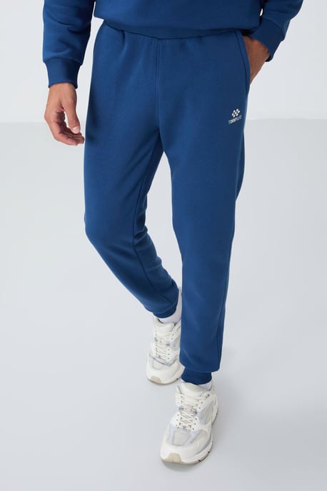 Heren Katoen-polyester Fleece Sweatshirt en Broek Set - Image 3