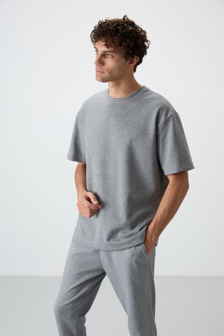 Heren Oversized T-shirt en Broek Set - Image 5