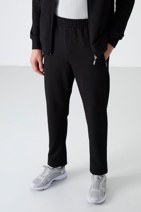 Heren Relaxed Fit Zip-kraag Sweatshirt en Broekset - Image 3