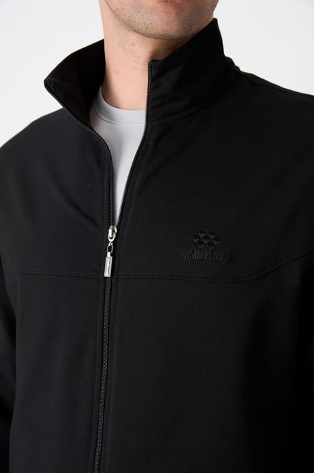Heren Relaxed Fit Zip-kraag Sweatshirt en Broekset - Image 6