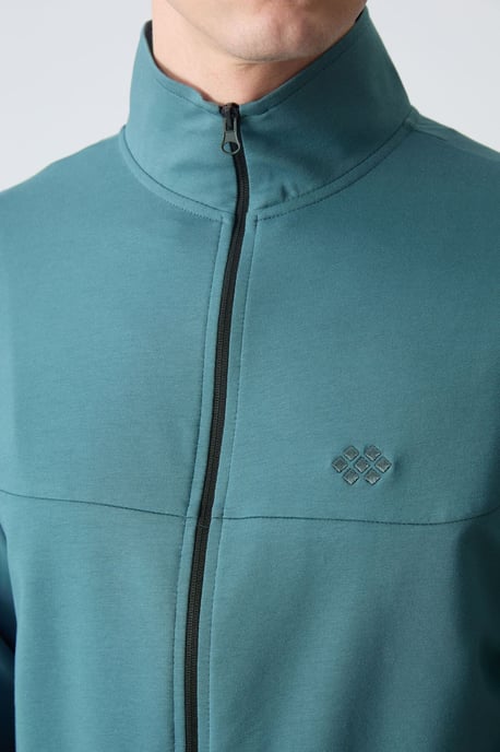 Heren Sweatshirt met Ritskraag en Broek Set - Image 5