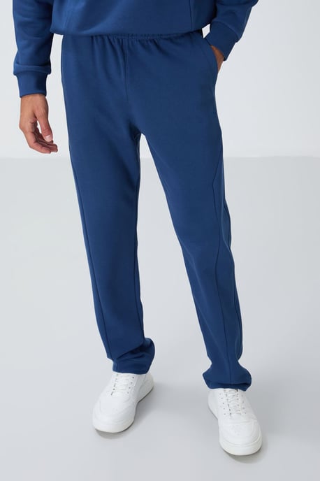 Heren Katoen-Polyester Fleece Sweater en Broek Set - Image 3