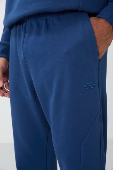 Heren Katoen-Polyester Fleece Sweater en Broek Set - Image 6