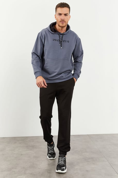 Oversized Hooded Sweatshirt en Broek Set - Image 1