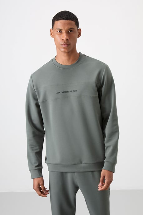 Bedrukt Fleece Sweatshirt en Broek Set - Image 3