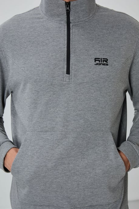 Men's Zip-Front Sweatshirt And Pants Set - Image 2