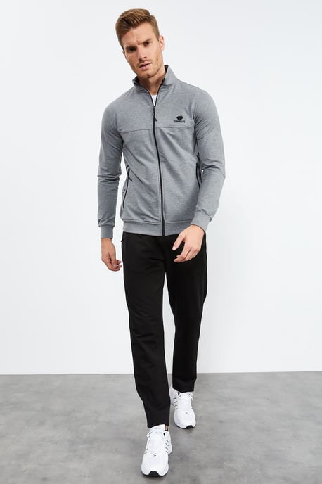 Heren Zip-Front Sweatshirt en Broek Set - Image 3