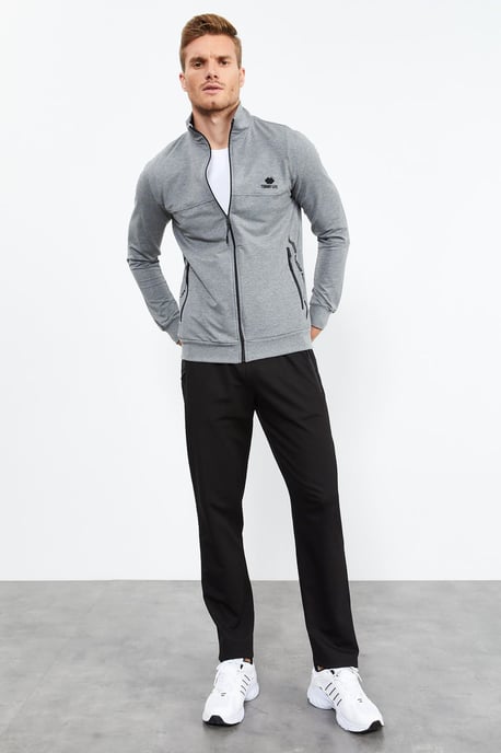 Heren Zip-Front Sweatshirt en Broek Set - Image 6
