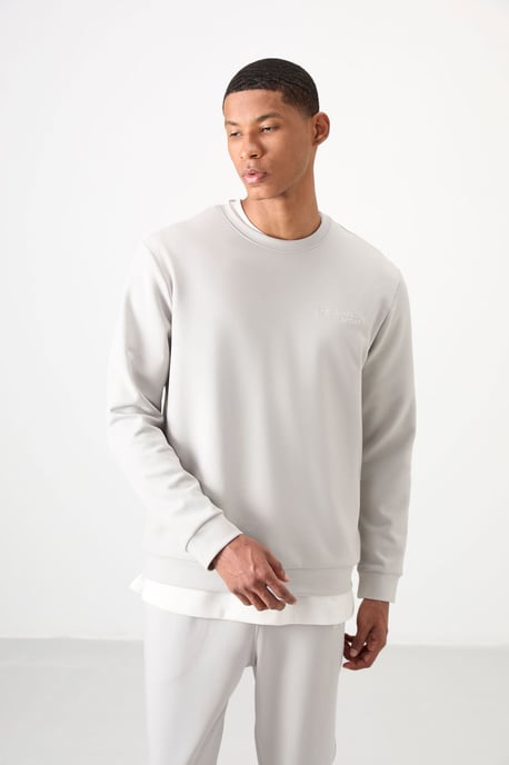 Mäns långärmad sweatshirt och byxor set - Image 3
