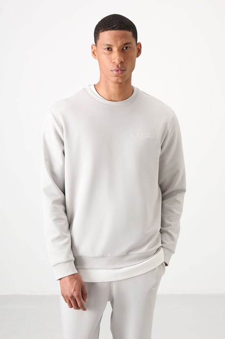 Mäns långärmad sweatshirt och byxor set - Image 5